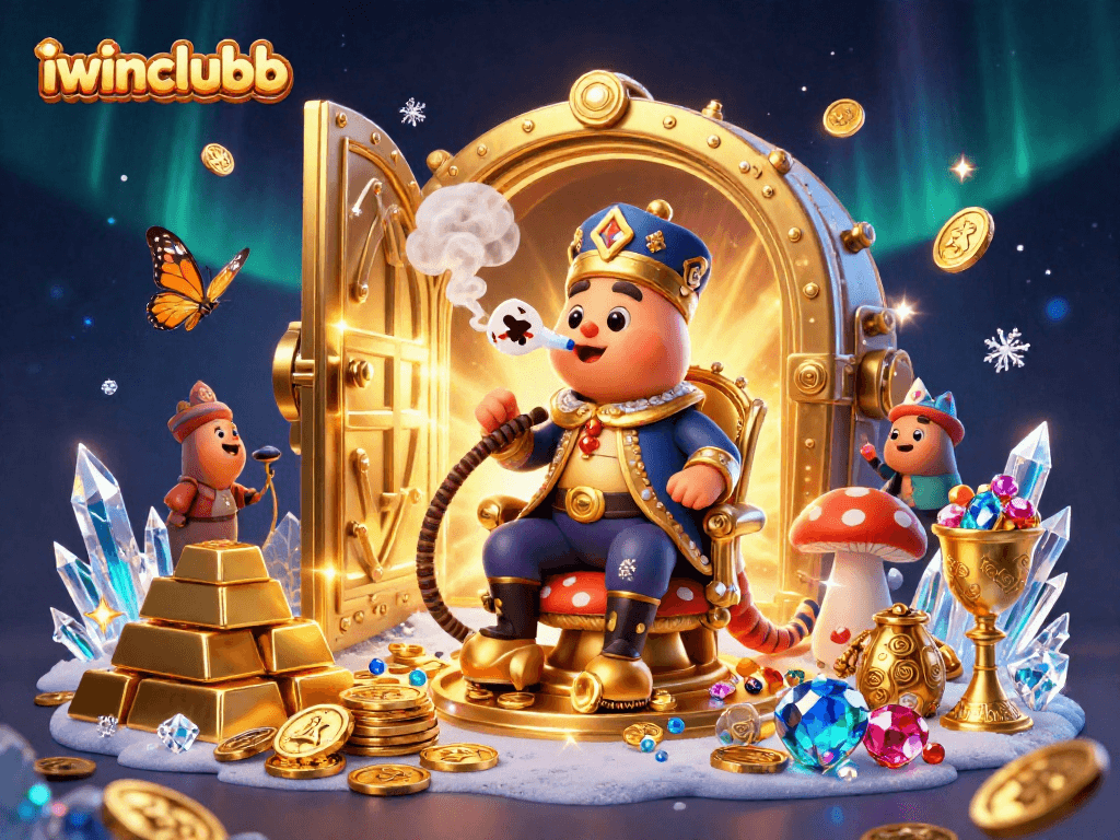 Win big with iwinclubb as you enjoy a vibrant 3D casino adventure filled with gems and gold.