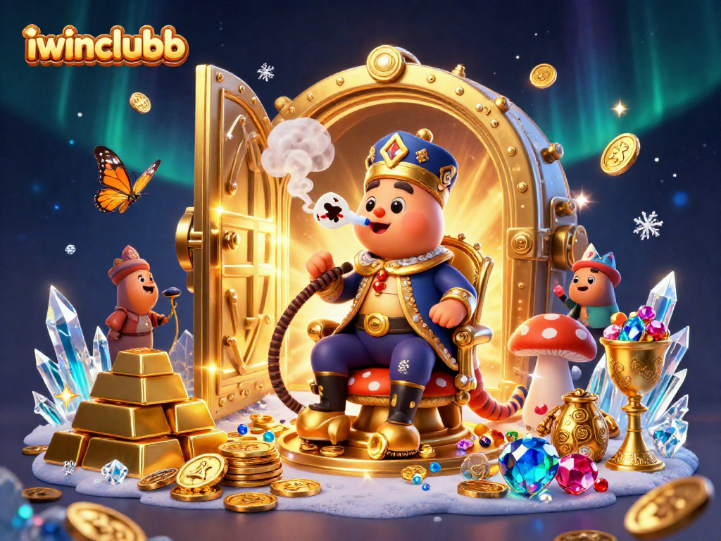 Win big with iwinclubb as you enjoy a vibrant 3D casino adventure filled with gems and gold.