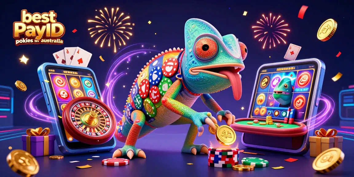 Engaging scene of colorful slot games showcasing the best PayID pokies in Australia.
